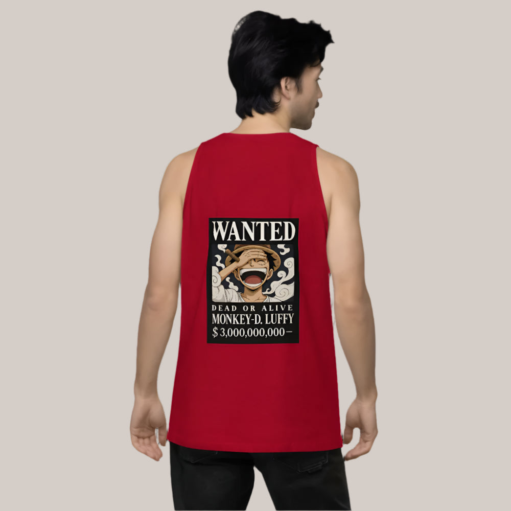 "Wanted Luffy" Tank Top