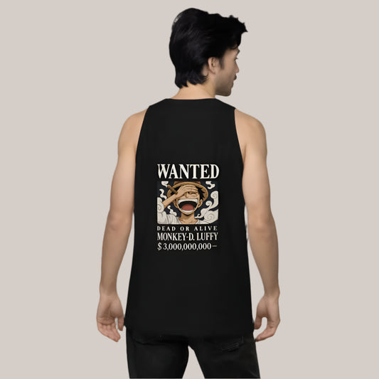 "Wanted Luffy" Tank Top